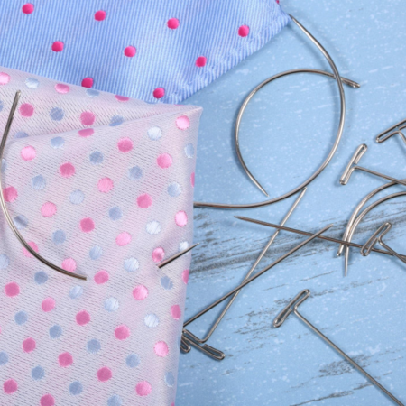70-Piece T-Pin and Curved Needle Set for Wig Making