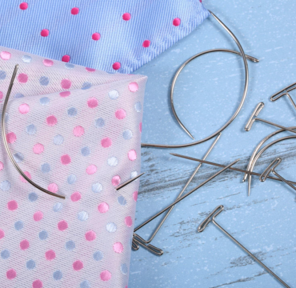 70-Piece T-Pin and Curved Needle Set for Wig Making