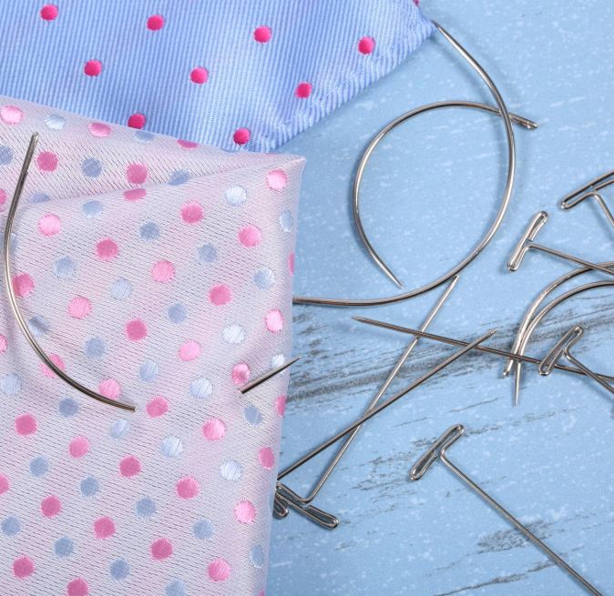 70-Piece T-Pin and Curved Needle Set for Wig Making