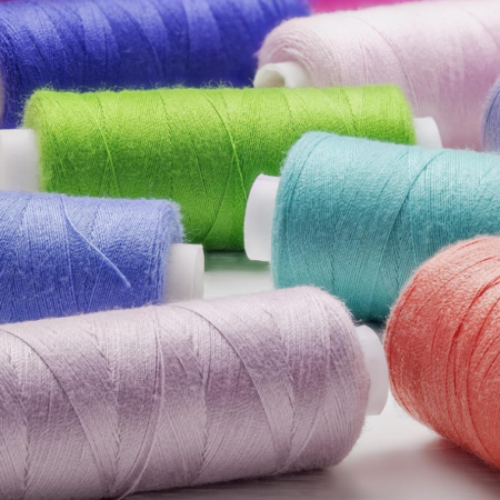 72-Piece Multicolored Polyester Sewing Thread Set, Complete with Spools